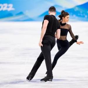 Ice dance twizzle sequence